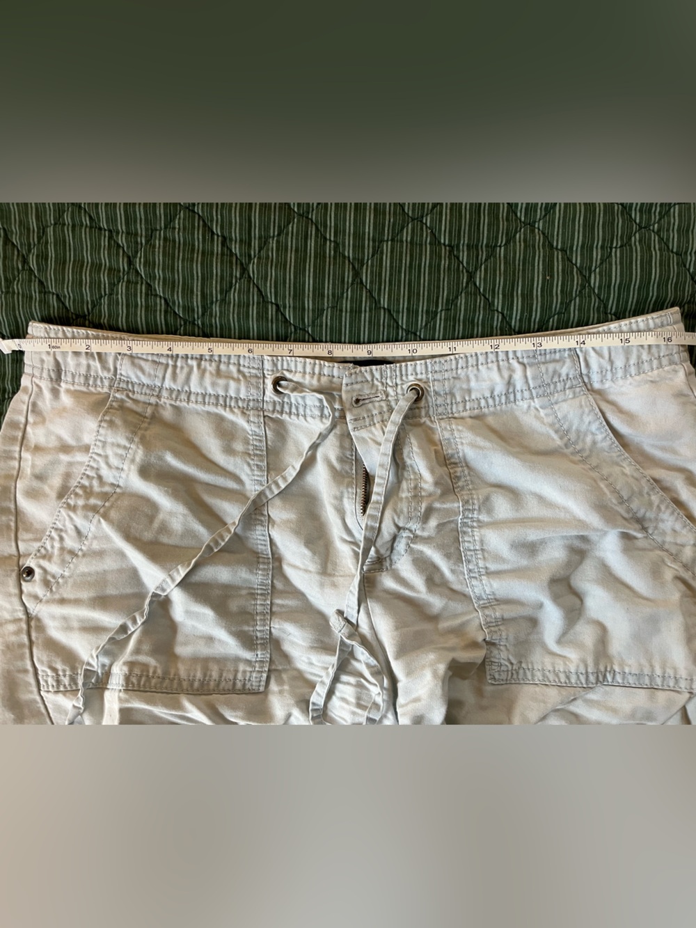 GAP Ice Blue Drawstring Shorts - Picture 4 of 6